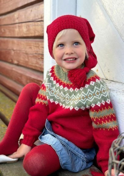 RetroFin-genser - Barn (Rød)