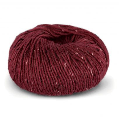 Alpakka Tweed - Dyp rød (116)