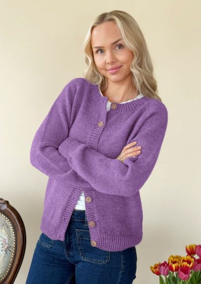 Basic Cardigan (Lanolin Wool)