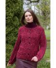 DSA79-12 CATRINA CARDIGAN DYP RØD