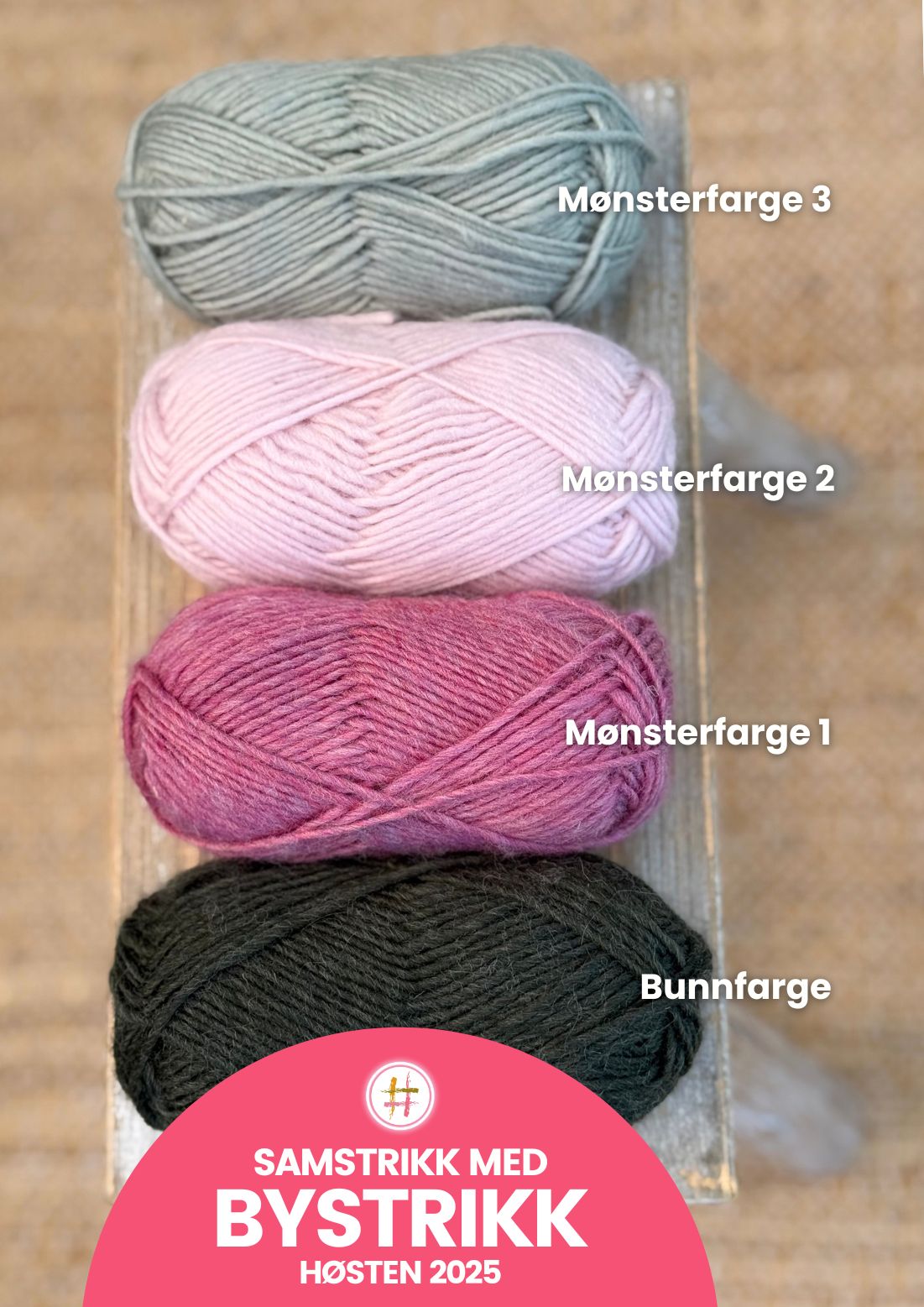 Bystrikks Aventsmystierie 2024 adventsmysterie, mysteriestrikk, samstrikk, samstrikk med Bystrikk