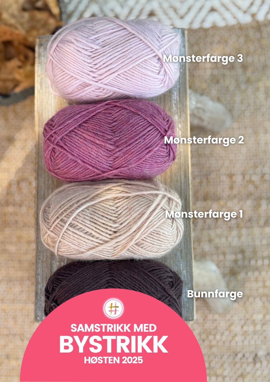 Bystrikks Aventsmystierie 2024 adventsmysterie, mysteriestrikk, samstrikk, samstrikk med Bystrikk